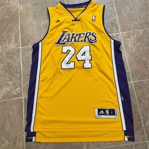 Adidas Lakers Yellow Basketball Jersey